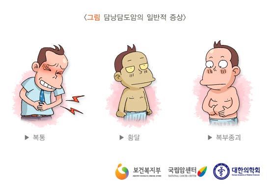 담낭담도암의 일반적 증상